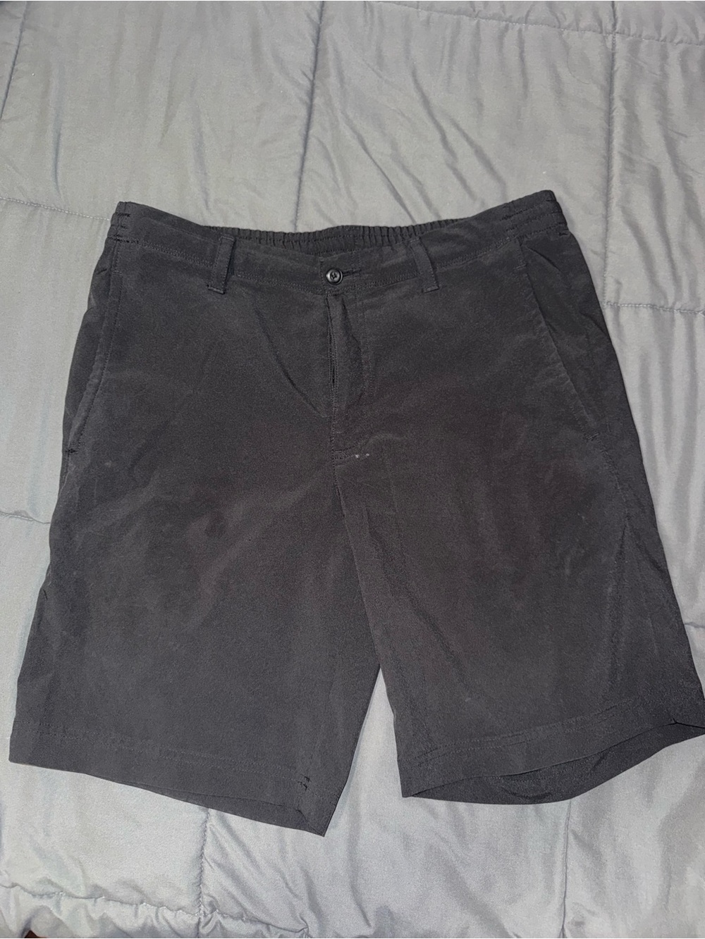 PGA Tour Men's Black Flat Front Performance Shorts